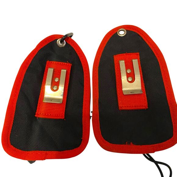 Set of TWO Husky Holdalls Mini-Mouth Bag Tool Pouch with Belt Clip - Picture 5 of 14